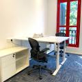 Project by LE INTERI DESIGN | Product Seen: [Tito 1-Sided Height Adjustable Table - W1500 & Sara Mobile Caddy]